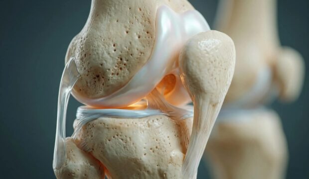 膝関節の3D医療イラスト 軟骨・骨・靭帯の構造 銀座YRクリニック